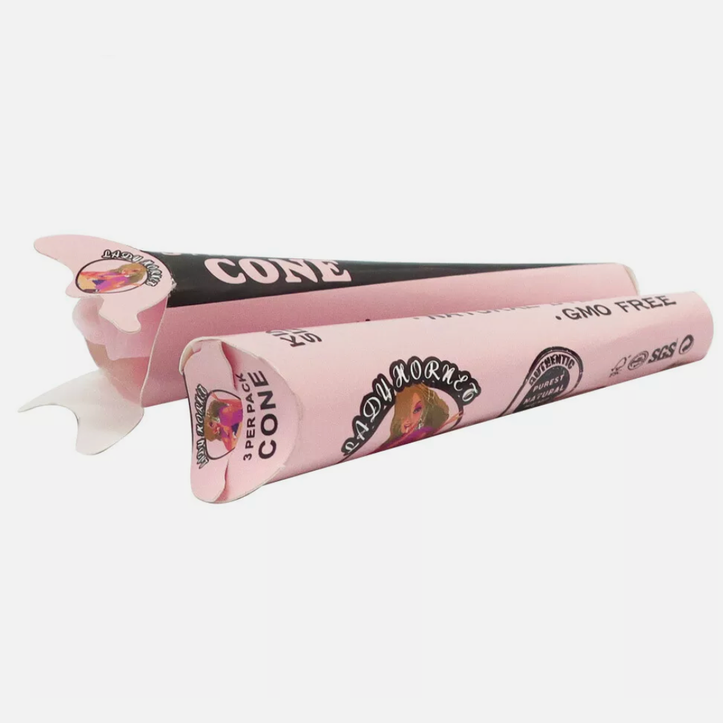 Lady Hornet ferdigrullede cones 3pk (Kingsize)