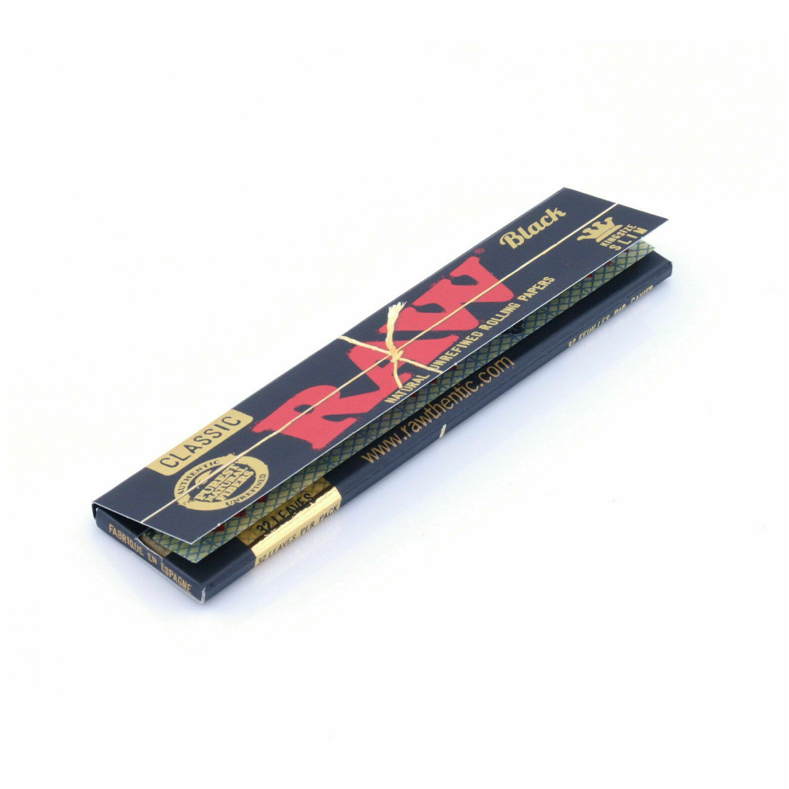 RAW "Black" Rullepapir (Kingsize)