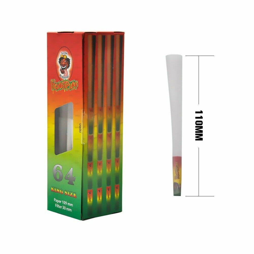 HoneyPuff ferdigrullede cones 64pk (Kingsize)