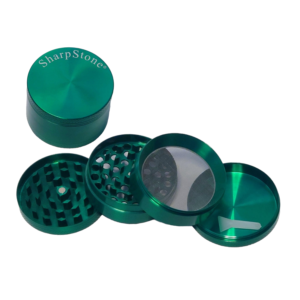 SharpStone grinder - 4 deler (63mm) flere farger – SmokersClub