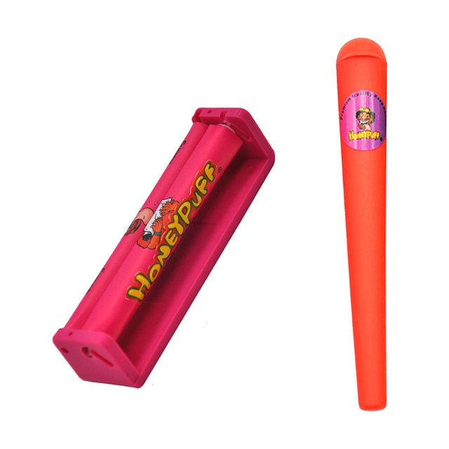 Honeypuff rullemaskin inkl. doob tube (rosa)
