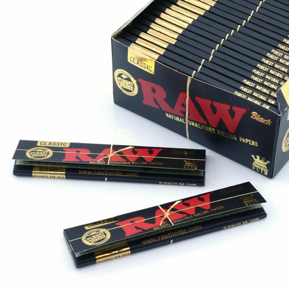 RAW "Black" Rullepapir (Kingsize)