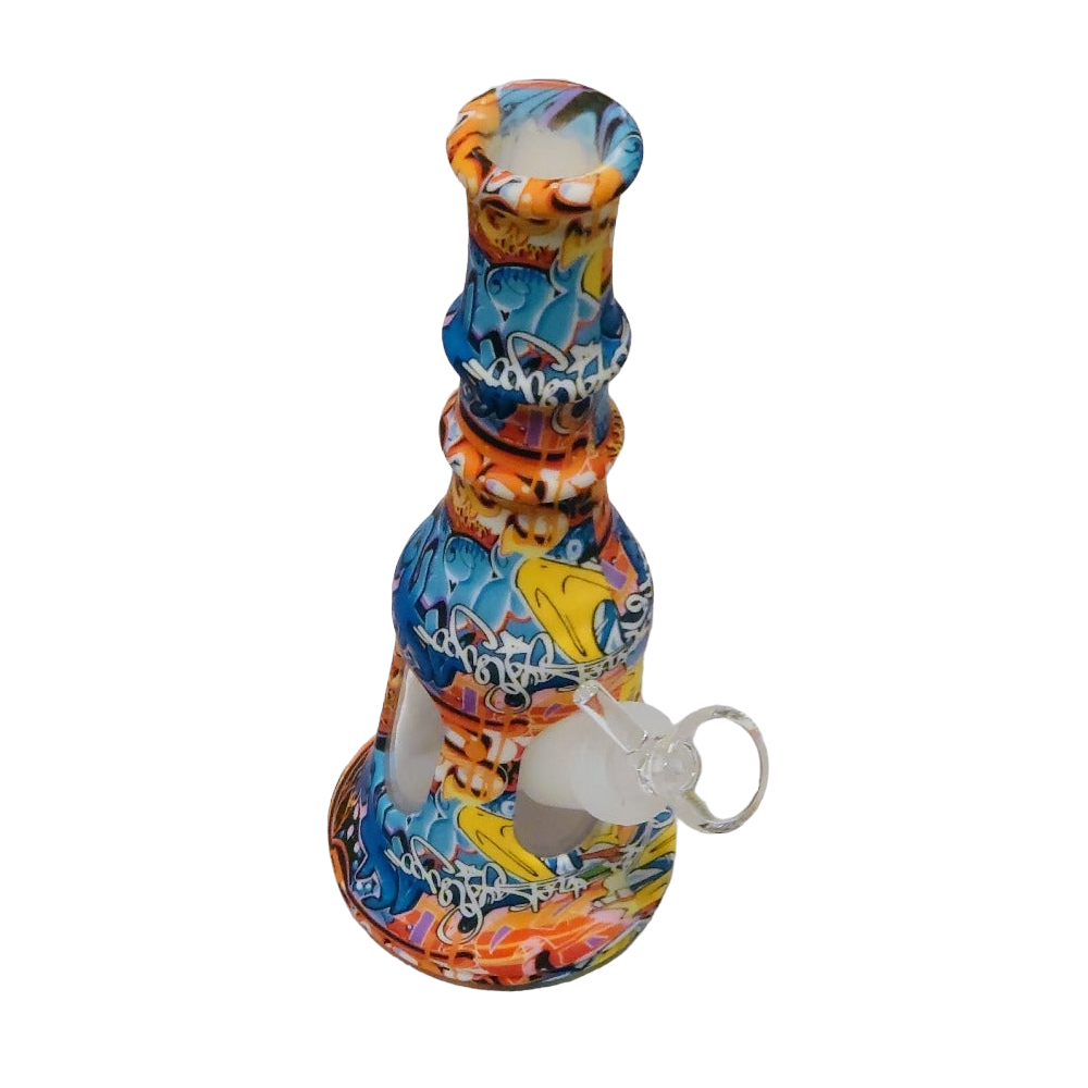 Vannpipe / bong i silikon (20cm)
