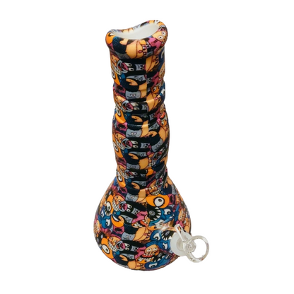 Vannpipe / bong i silikon (30cm)