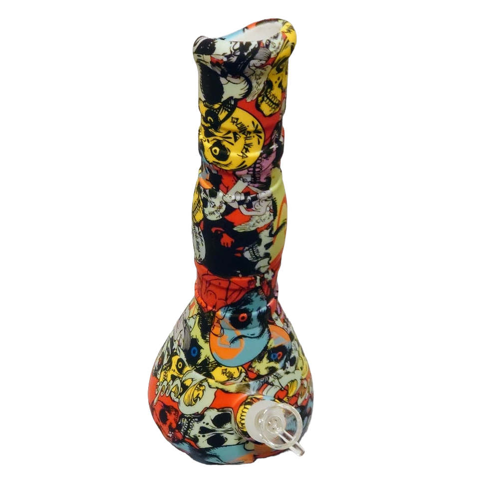 Vannpipe / bong i silikon (30cm)