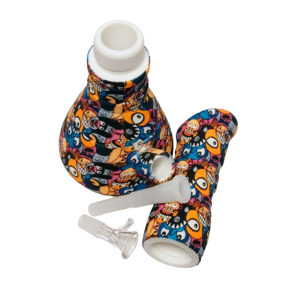 Vannpipe / bong i silikon (30cm)