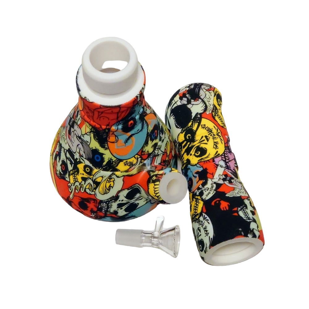Vannpipe / bong i silikon (30cm)