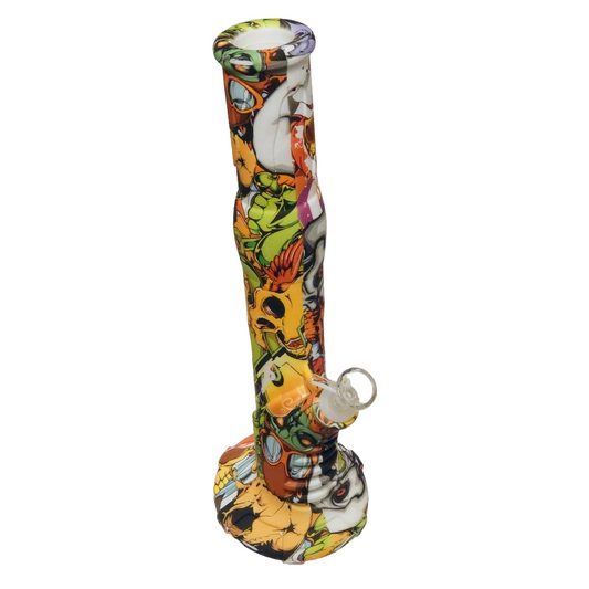 Vannpipe / bong i silikon (35cm)