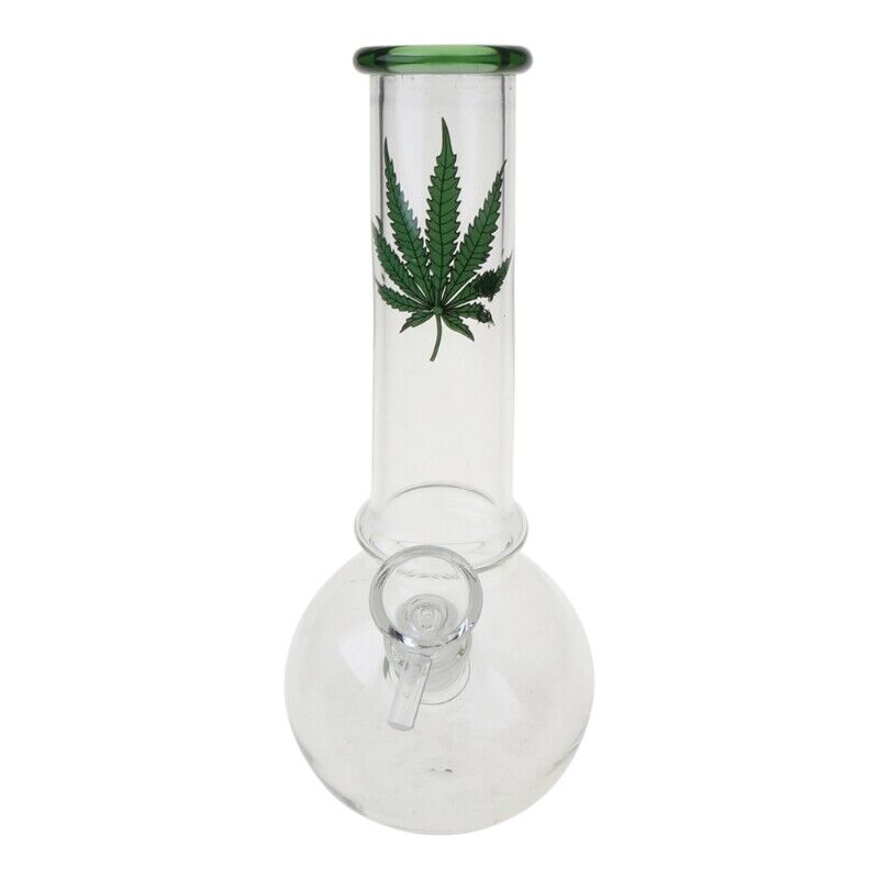 Vannpipe / bong i glass (18cm)