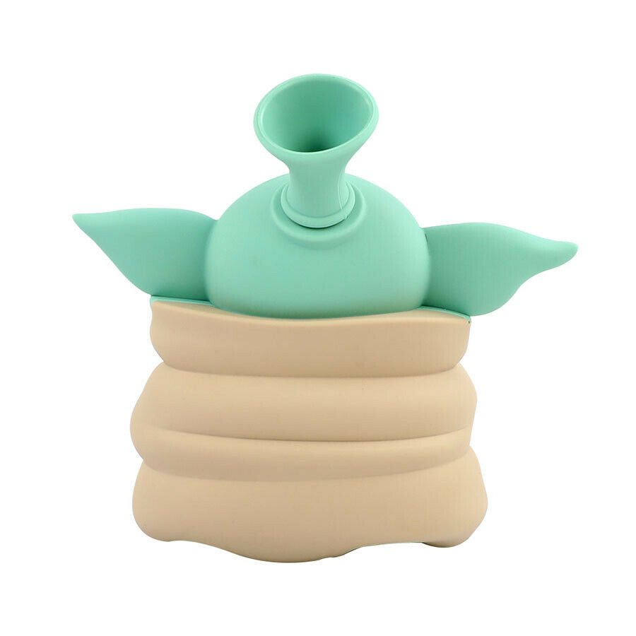 Baby Yoda vannpipe / bong (Silikon)
